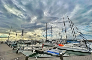 Lystbåde i havn, Port Stephens - New South Wales