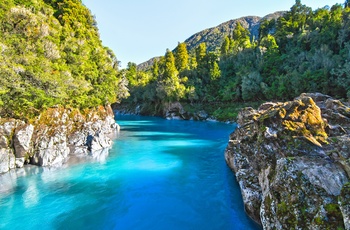 Hokitika kløften og floden, Sydøen i New Zealand