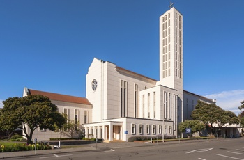 Waiapu Cathedral i Art Deco stil, Napier på New Zealands nordø