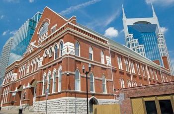 Ryman Auditorium i Nashville - tidligere hjemsted for Grand Ole Opry