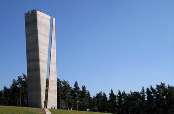 Udsigtstårn på findestedet på Mittelberg, Nebra