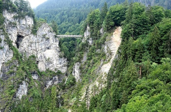 Skywalk set fra Schloss Neuschwanstein