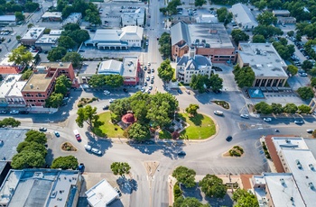 Byen New Braunfels med tyske rødder i Texas