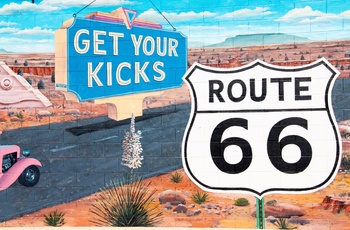 Vægmaleri eller mural i Tucumcari - New Mexico