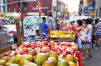 Gadelivet i Chinatown, New York