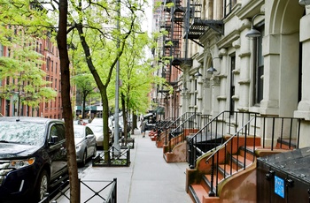 Typisk gadebillede i Uppe East Side, New York