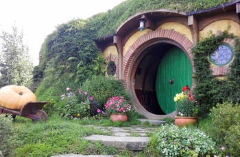 Hobbitbyen Hobbiton syd for Auckland - New Zealand