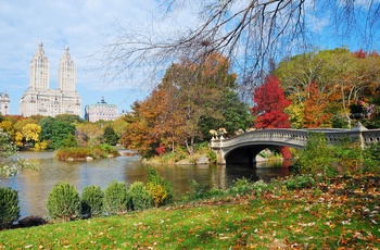 Efterår i Central Park, New York