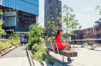 High Line Park i New York City, USA