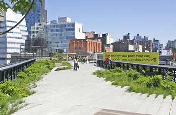 High Line Park i New York City, USA