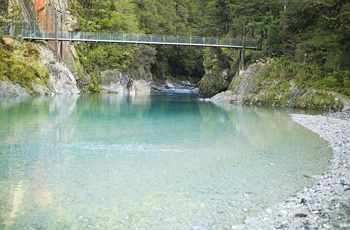 New Zealand Mount Aspiring National Park Blue Pools