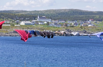 Kystbyen Elliston bag vasketøj - Newfoundland i Canada