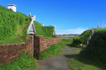 L'Anse aux Meadows vikingeboplads, Newfoundland i Canada