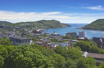 Udsigt over St. John´s havn fra The Rooms, Newfoundland - Foto: The Rooms