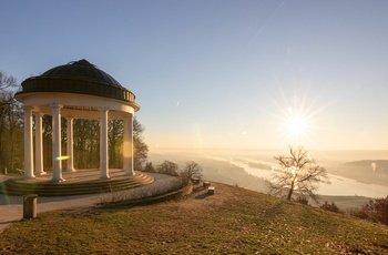 Monumentet Niederwald Denkmal ved Rhinen