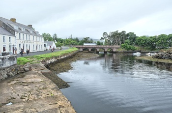 Nordirland, County Antrim - havnen ved Cushendun