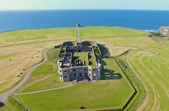 Nordirland, County Derry - Mussenden Temple for enden af vejen fra herregården Downhill Demesne Coleraine