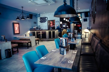 Nordirland, Derry - den hyggelige cafe på Silver Street Inn