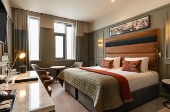 Nordirland, Londonderry - de luxe værelse med udsigt til River Foyle på The Ebrington Hotel