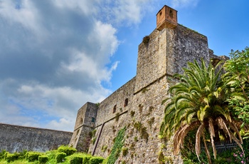 San Giorgio Castle i den norditalienske by La Spezia 