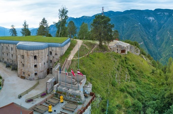 Fort Belvedere (Werk Gschwent) ved Lavarone i Norditalien