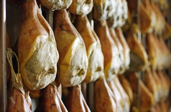 Parmaskinken Prosciutto Crudo di Parma, Norditalien