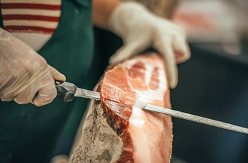 Parmaskinken Prosciutto Crudo di Parma, Norditalien