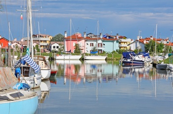 Havnen i Caorle ved det nordlige Adriaterhav