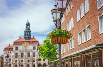 Lüneburg rådhus i baggrunden - Niedersachsen