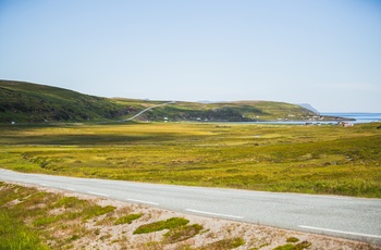 På vej til Nordkap på Magerøya, Nordnorge