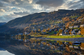 Byen Voss om efteråret, Norge