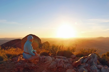 Solopgang Larapinta Trail i Macdonnell Ranges, Northern Territory