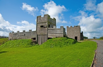 Vinolanda fort i Northumberland, England