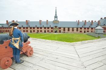 Fortress Louisbourg - Fort i Nova Scotia, Canada