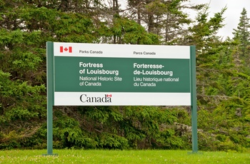 Fortress Louisbourg - Fort i Nova Scotia, Canada