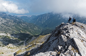 Udsigt over Mount Olympus og Enipeas-kløften - Grækenland