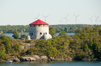 Fort Henry i byen Kingston, Ontario i Canada