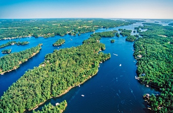 St. Lawrence River og Thousand Islands mellem Canada og USA