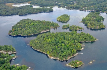 St. Lawrence River og Thousand Islands mellem Canada og USA