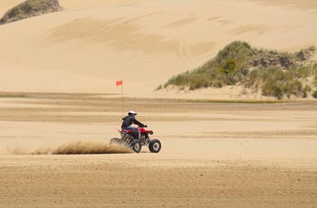 ATV gennem sandklitterne i Oregon Dunes