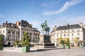 Orleans - Jeanne d'Arc på Place du Martroi, Frankrig