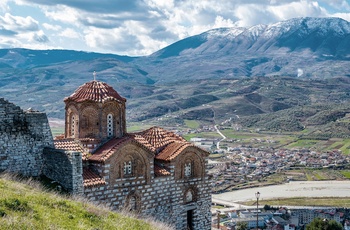 Ortodoka kirke i Berat i det centrale Albanien