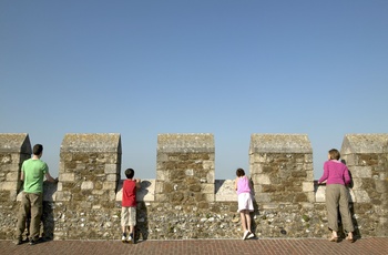 På toppen af Dover Castle