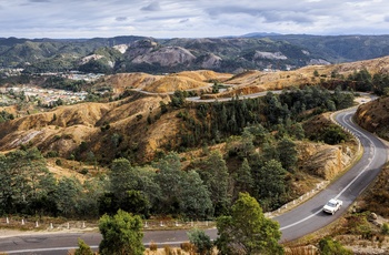 På vej mod Queenstown - Tasmanien