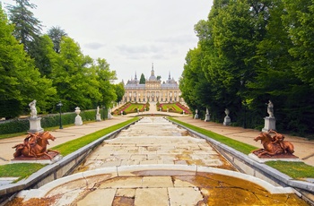 Palaciao Real de La Granja de San Ildefonso - front fra havesiden