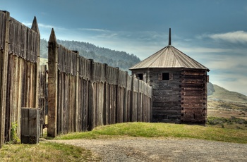 Palisader ved Fort Ross