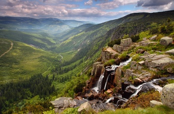 Pancavsky vandfald i Krkonose bjergene - Tjekkiet