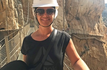 Pernille og Caminito del Rey - rejsespecialist i Odense