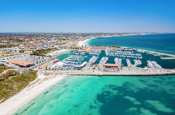 Hillarys Boat Harbour i udkanten af Perth - Aestern Australia