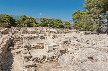 Ruinerne af Phaistos-paladset på Kreta - Grækenland